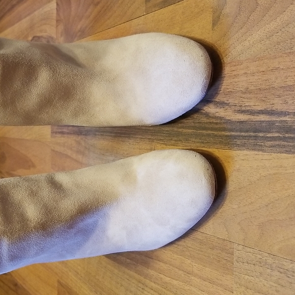 Stuart Weitzman Brooks Bootie Blush Pink Soft Suede Slouchy Boot, Size 8… - Picture 6 of 16